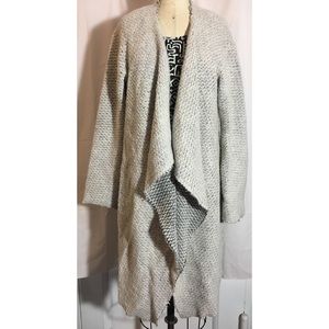 Wool blend oversized cardigan